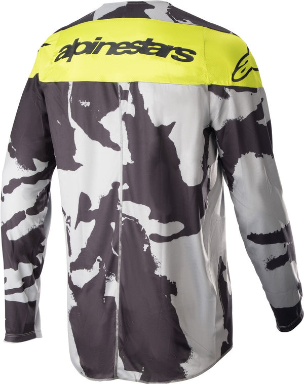 ALPINESTARS 骑行衣 Racer Tactical 2023 Motocross Jersey Grey/Yellow