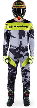 ALPINESTARS 骑行衣 Racer Tactical 2023 Motocross Jersey Grey/Yellow