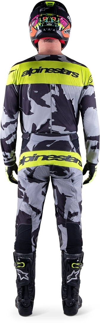 ALPINESTARS 骑行衣 Racer Tactical 2023 Motocross Jersey Grey/Yellow
