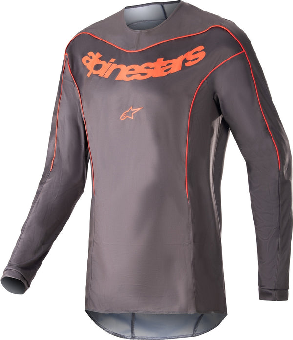 ALPINESTARS 骑行衣 Fluid Lurv Motocross Jersey Grey/Red