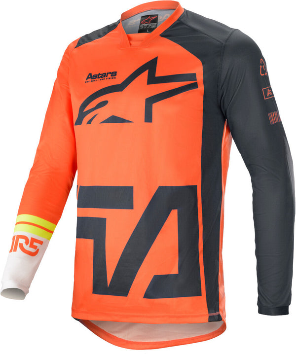 ALPINESTARS 骑行衣 Racer Compass Motocross Jersey Orange/Grey