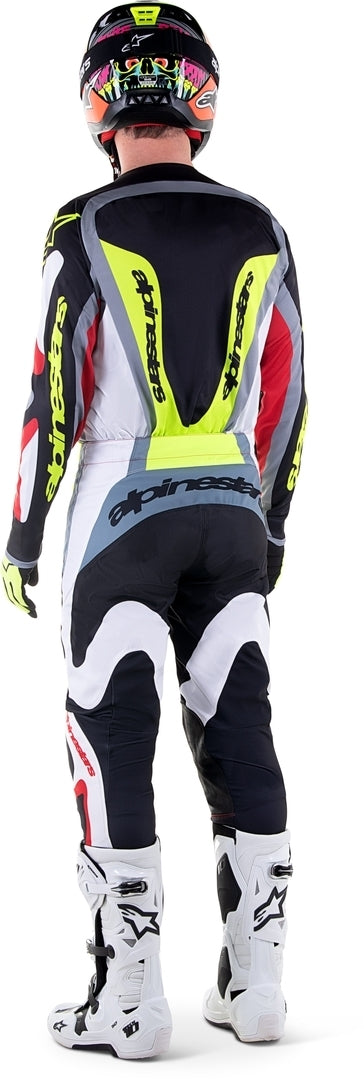 ALPINESTARS 骑行衣 Fluid Agent Motocross Jersey Black/Red/Yellow