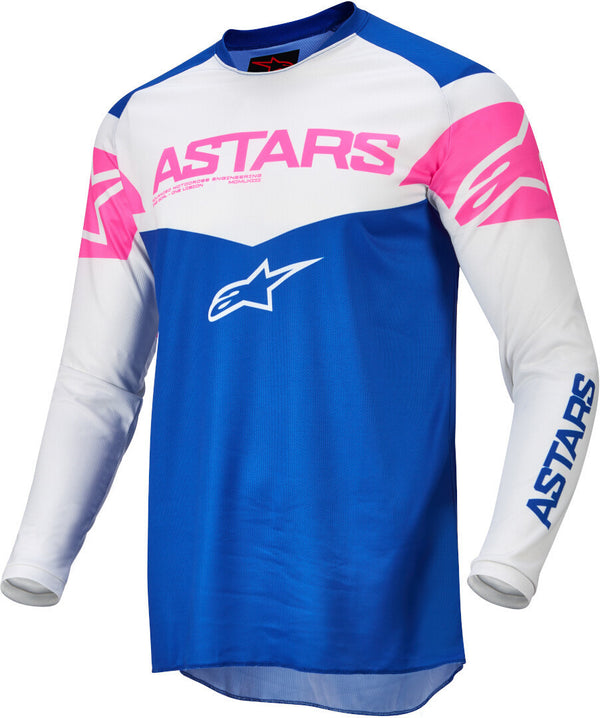 ALPINESTARS 骑行衣 Fluid Tripple Motocross Jersey Blue/White