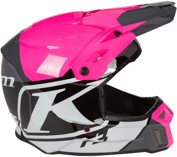 KLIM  头盔 Klim F3 Disarray Motocross Helmet Pink/Grey