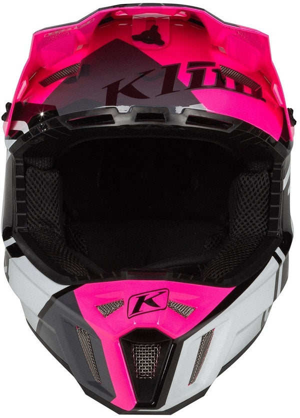 KLIM  头盔 Klim F3 Disarray Motocross Helmet Pink/Grey