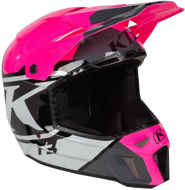 KLIM  头盔 Klim F3 Disarray Motocross Helmet Pink/Grey