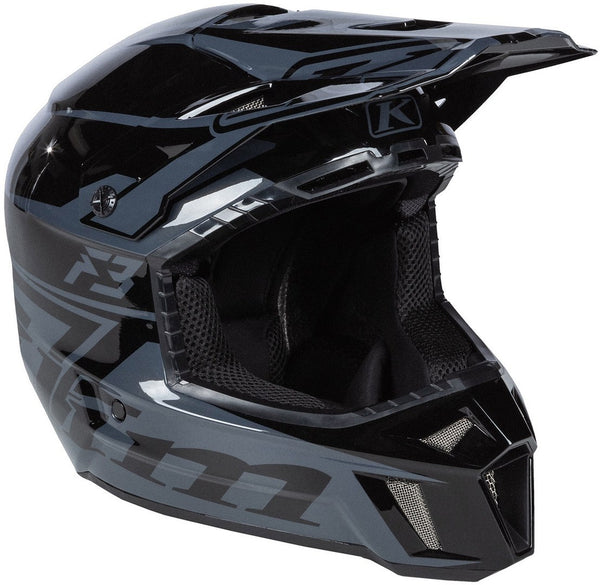 KLIM  头盔 Klim F3 Stark Motocross Helmet Grey/Black