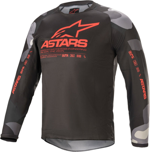 ALPINESTARS  Racer Tactical Youth Motocross Jersey Black/Red