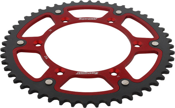 SUPERSPROX 链轮 REAR STEALTH SPROCKET ALU/STL 52T-520 红 HUSQ