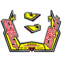 PRO CIRCUIT 贴花/贴纸 Muffler Sticker Kit