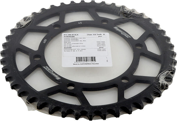 SUPERSPROX 后链轮 钢制 45T-530 黑 KAW