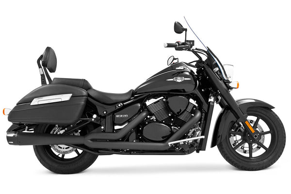 Freedom Suzuki Exhaust 2 Into 1 Black C90