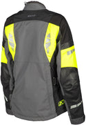Klim Latitude Ladies Motorcycle Textile Jacket Dark Grey/Black/Fluo Yellow
