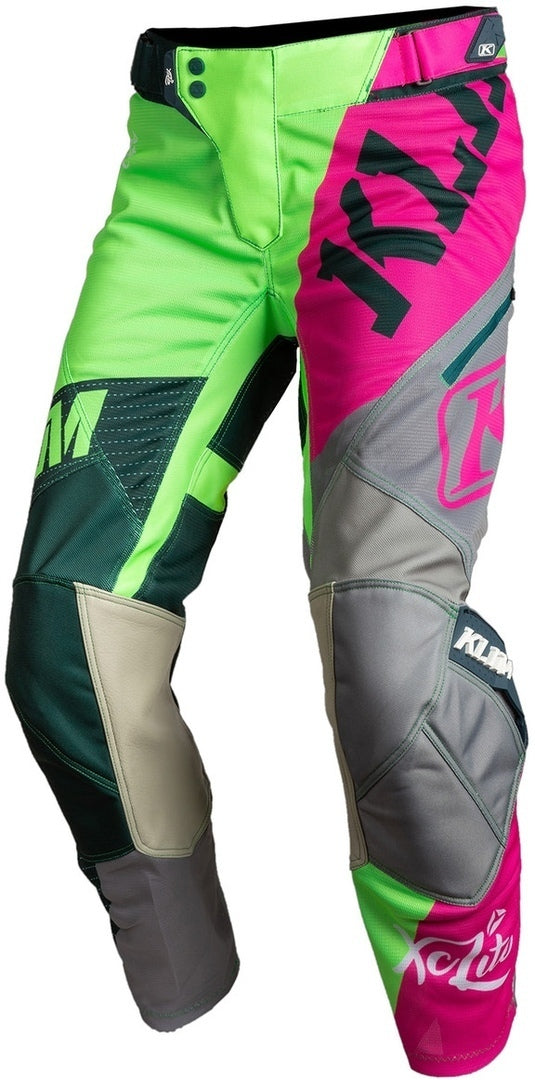 Klim XC Lite Ladies Motocross Pants Green/Dark Grey
