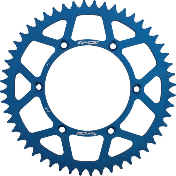 SUPERSPROX 链轮 REAR SPROCKET ALUMINUM 52T-520 BLU YAM
