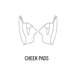 KTM Hornet ADV Cheek Pads
