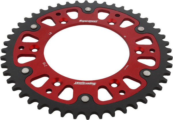 SUPERSPROX 链轮 REAR STEALTH SPROCKET ALU/STL 48T-520 红 HON
