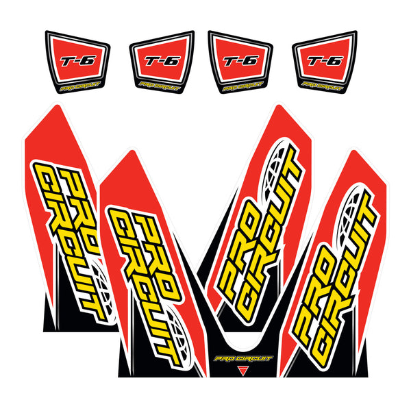 PRO CIRCUIT 贴花/贴纸 Muffler Sticker Kit