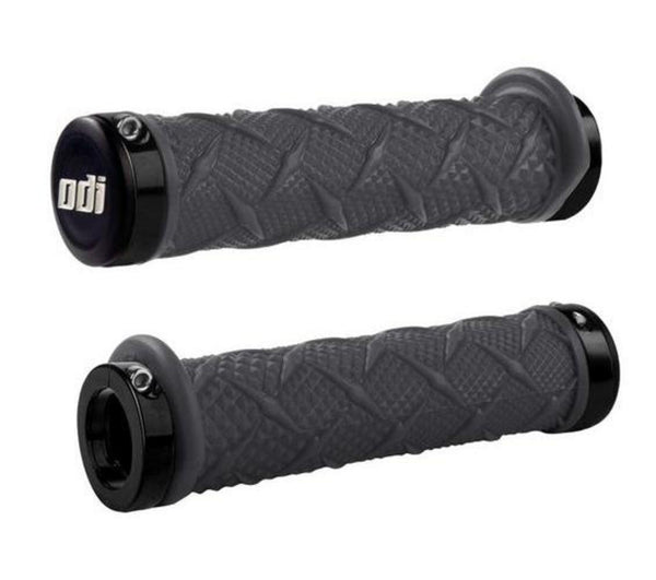 ODI 手把胶 J30XTH-B ATV Xtreme Lock-On Grips - 石墨 - 黑 Clamp