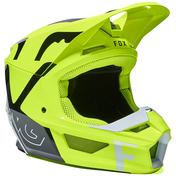 FOX 头盔 V1 Skew Helmet ECE [FLO 黄]