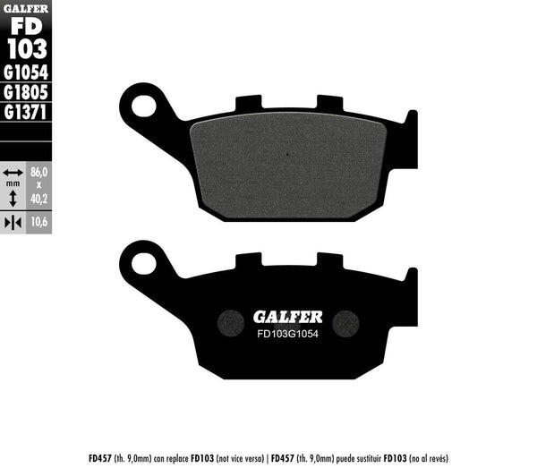 GALFER 刹车片 SEMI METALLIC FD103G1054