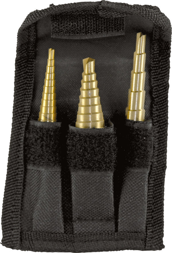 PERFORMANCE TOOL 工具 3 PC Step Drill Set