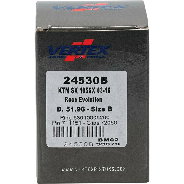 VERTEX 活塞 PISTON KIT CAST RACE EVOLUTION 51.96/STROKER KTM