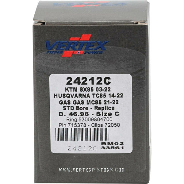 Vertex 活塞 KTM/Husqvarna/Gas Gas Piston Kit Cast 46.96/STD Husq/KTM