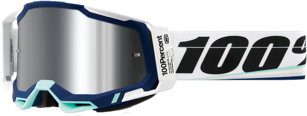 100% 风镜 Racecraft 2 Goggles Silver Mirror