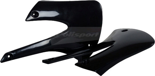 Polisport 水箱护板 Kawasaki Radiator Shrouds Black