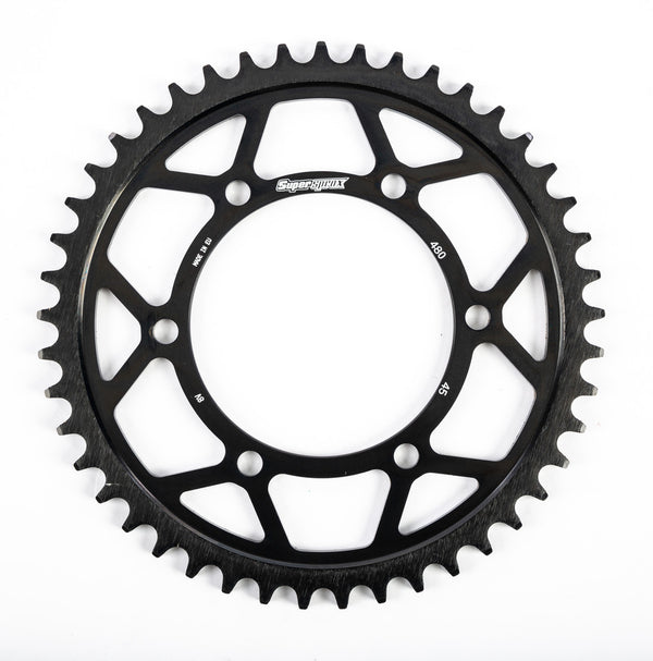 SUPERSPROX 链轮 REAR EDGE SPROCKET 钢制 45T-525 黑 SUZ/YAM