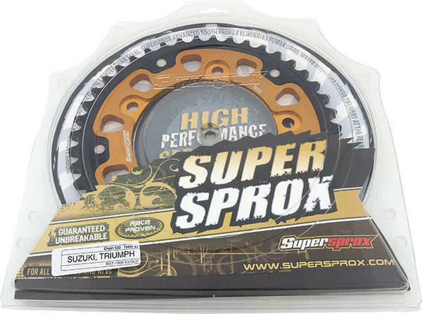 SUPERSPROX 链轮 REAR STEALTH SPROCKET ALU/STL 43T-530 GLD SUZ/TRI