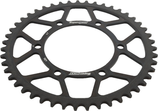 SUPERSPROX 后链轮 钢制 47T-520 黑 HON/KAW/YAM