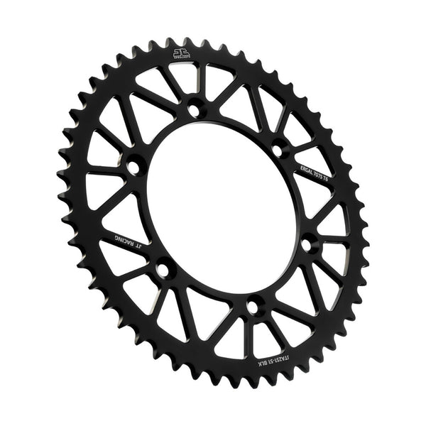 JT 链轮 REAR RACELITE SPROCKET ALUM 51T-520 黑 HON/YAM