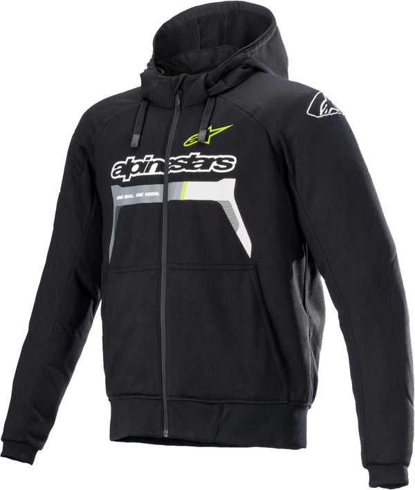 ALPINESTARS 骑行夹克 Chrome Ignition Motorcycle Textile Jacket Black/Yellow