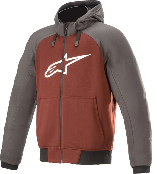ALPINESTARS 骑行夹克 Chrome Sport Motorcycle Hoodie Red/Grey