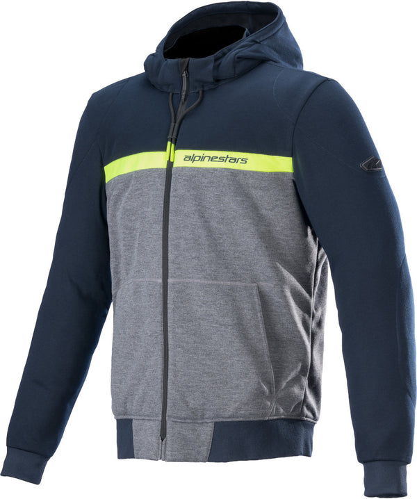 ALPINESTARS 骑行夹克 Chrome Street Motorcycle Textile Jacket Dark Blue/Yellow