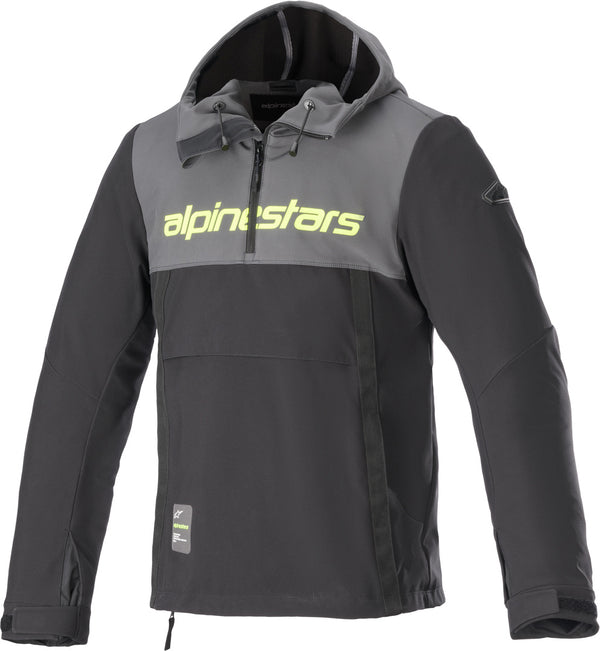 ALPINESTARS 骑行夹克 Sherpa Motorcycle Textile Jacket Black/Grey/Yellow