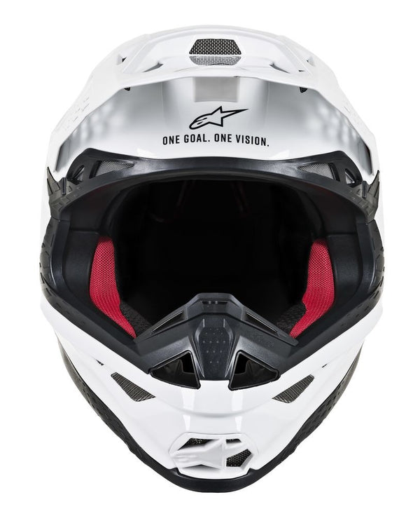 ALPINESTARS ALPINESTARS M8 头盔 Supertech M8 Solid Helmet White Gloss M-8