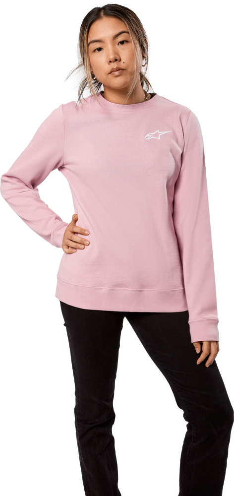 ALPINESTARS 骑行夹克 Women's Ageless Chest Crew Fleece Pink Women's
