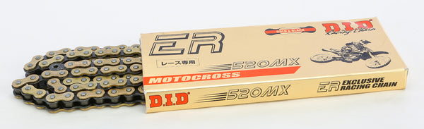 D.I.D 链条 HI-PERFORMANCE 520MX-120 RACING CHAIN GOLD