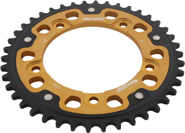SUPERSPROX 链轮 REAR STEALTH SPROCKET ALU/STL 42T-525 GLD SUZ/TRI