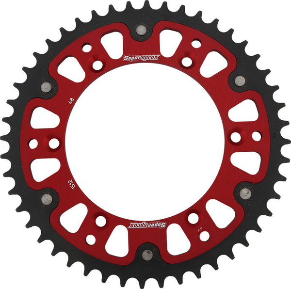 SUPERSPROX 链轮 REAR STEALTH SPROCKET ALU/STL 48T-520 红 BETA/GAS/HUSQ/SHE