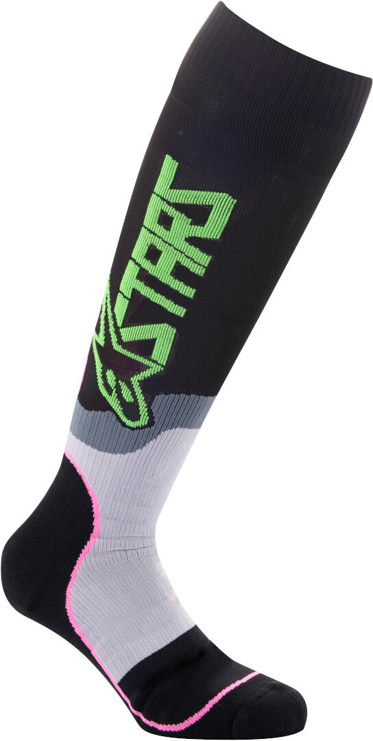 ALPINESTARS 骑行袜 MX Plus-2 Motocross Socks Black/Pink