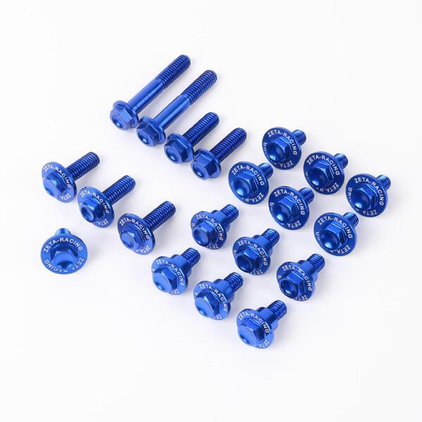 ZETA 五金件 ALUMINUM BOLT KIT BLUE