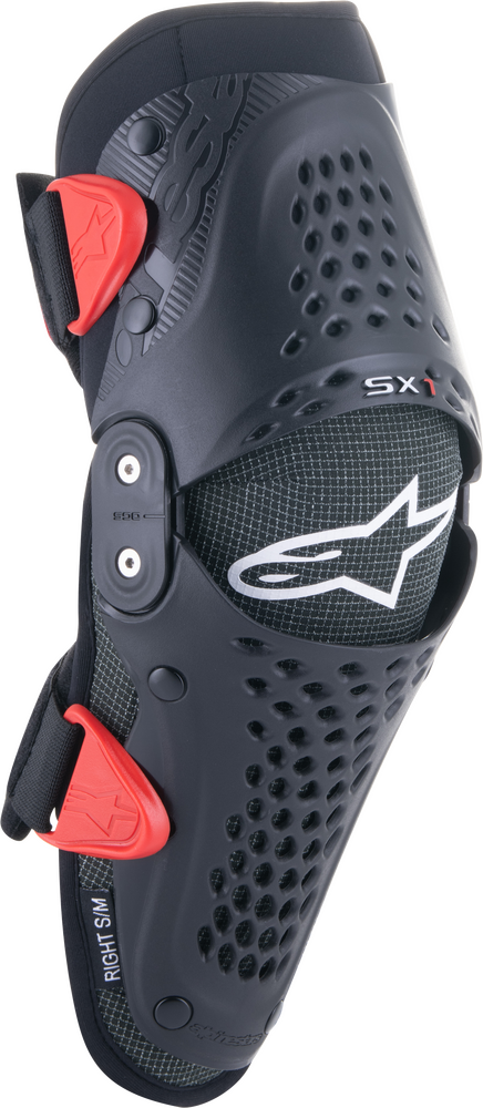 ALPINESTARS 护具 Youth SX-1 Knee Protector Black/Red Youth