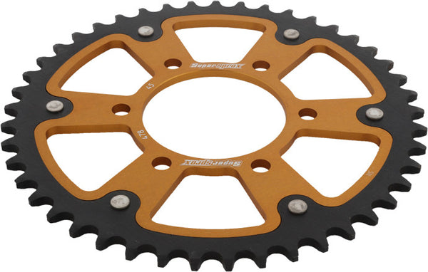 SUPERSPROX 链轮 REAR STEALTH SPROCKET ALU/STL 45T-520 GLD KAW