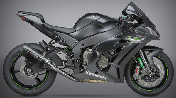 YOSHIMURA 排气管 EXHAUST RACE ALPHA-T 3QTR SLIP-ON SS-CF-CF