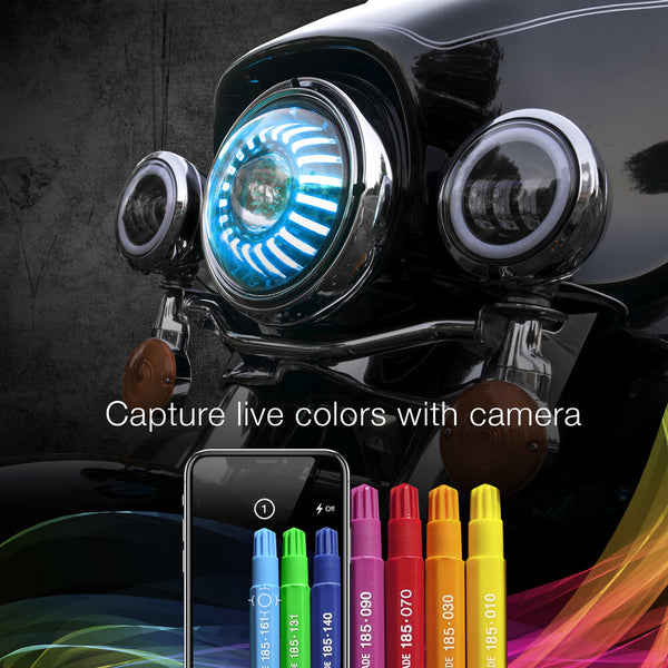 XK GLOW 照明 7" XKChrome RGB Headlight