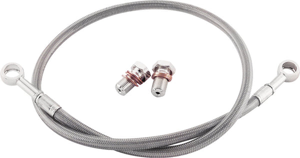 GALFER 刹车 BRAKE LINE REAR SILVER YAMAHA